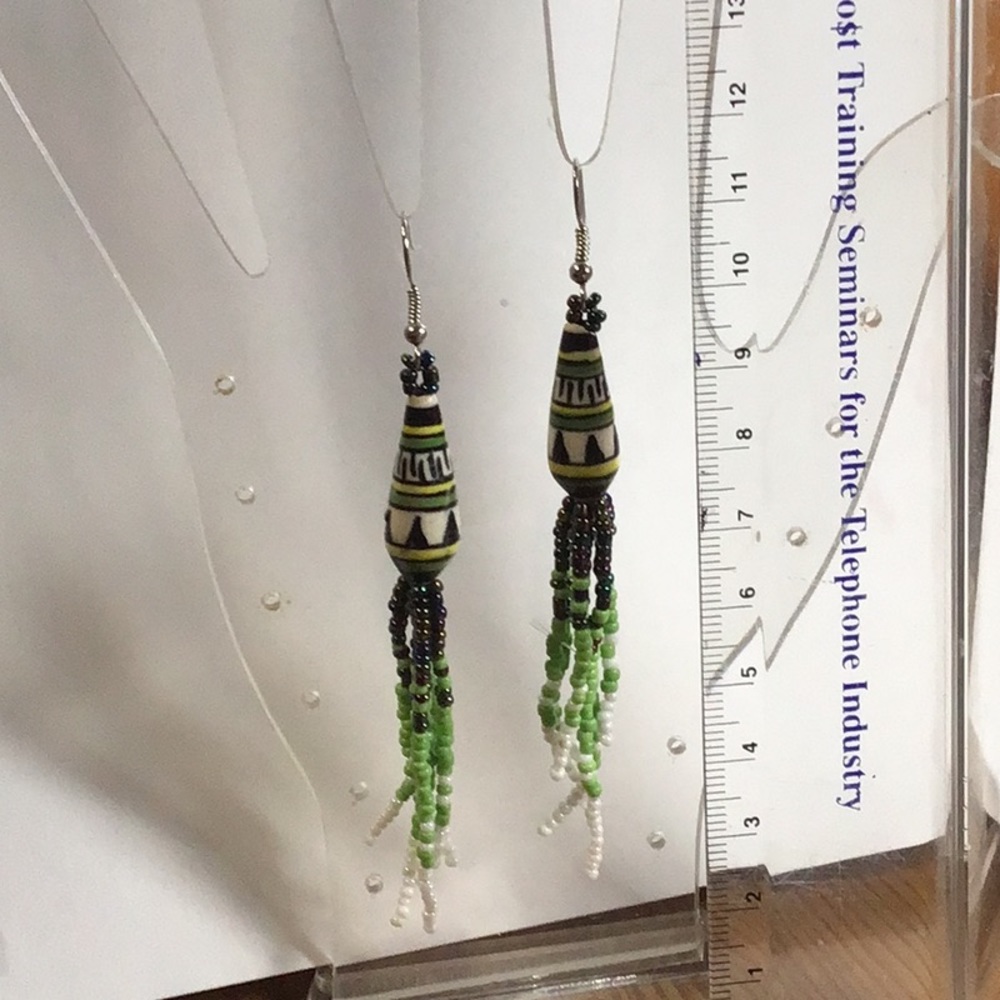 Homemade earrings - Picture 2 of 3